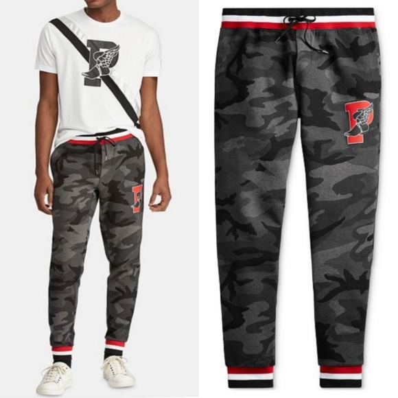 🎁 Polo Ralph Lauren Camo Fatigue Jogger Pant - Picture 2 of 7